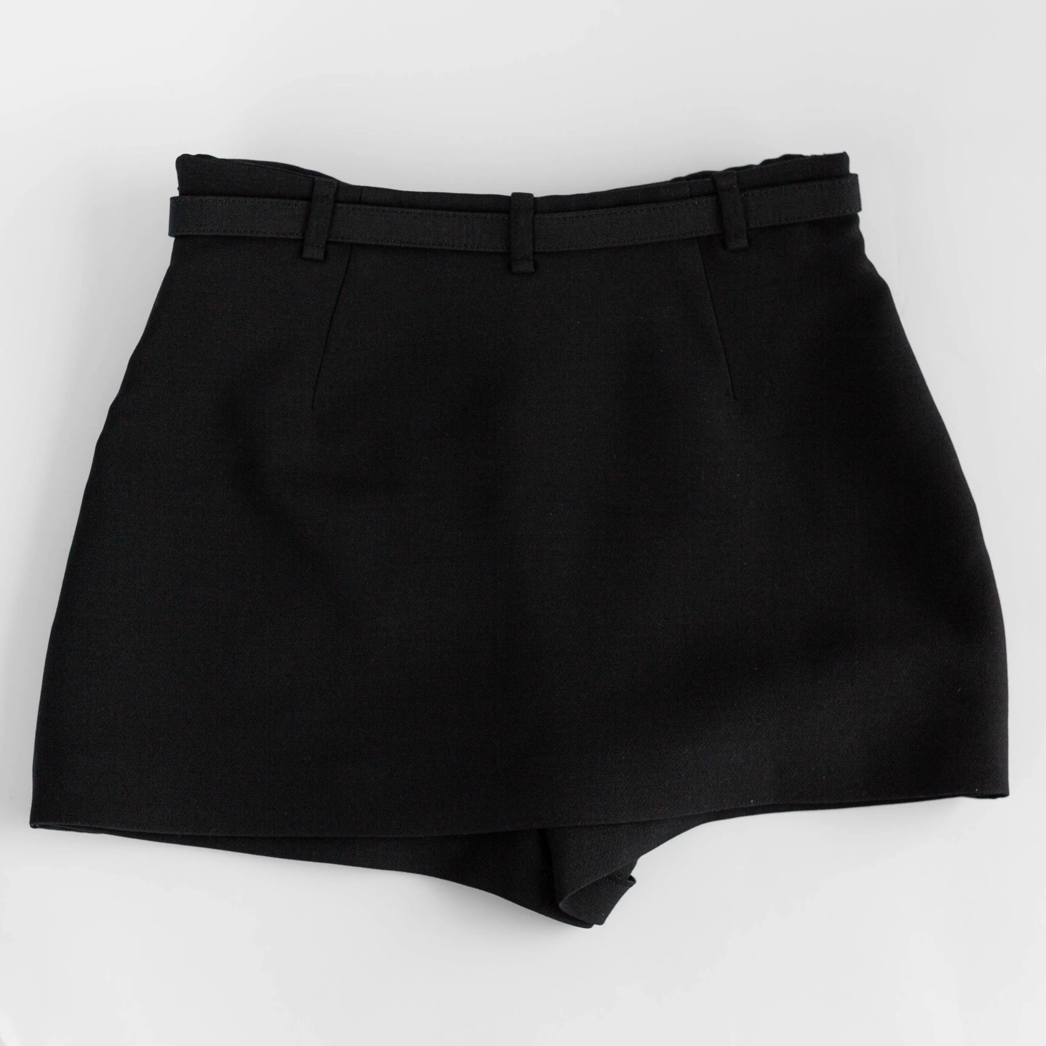 VALENTINO - *BRAND NEW* BLACK SHORTS WITH V LOGO BELT BLACK SIZE 40 IT